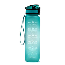 Load image into Gallery viewer, Motivational 1L Water Bottle for Boosting Daily Water Intake | BPA-Free Tritan Plastic | Removable Strainer | Easy to Clean | Ideal Gift Choice
