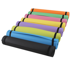 Super Soft EVA Yoga Mat 6mm | High Elasticity & Cushioning | Anti-Skid | Various Colors